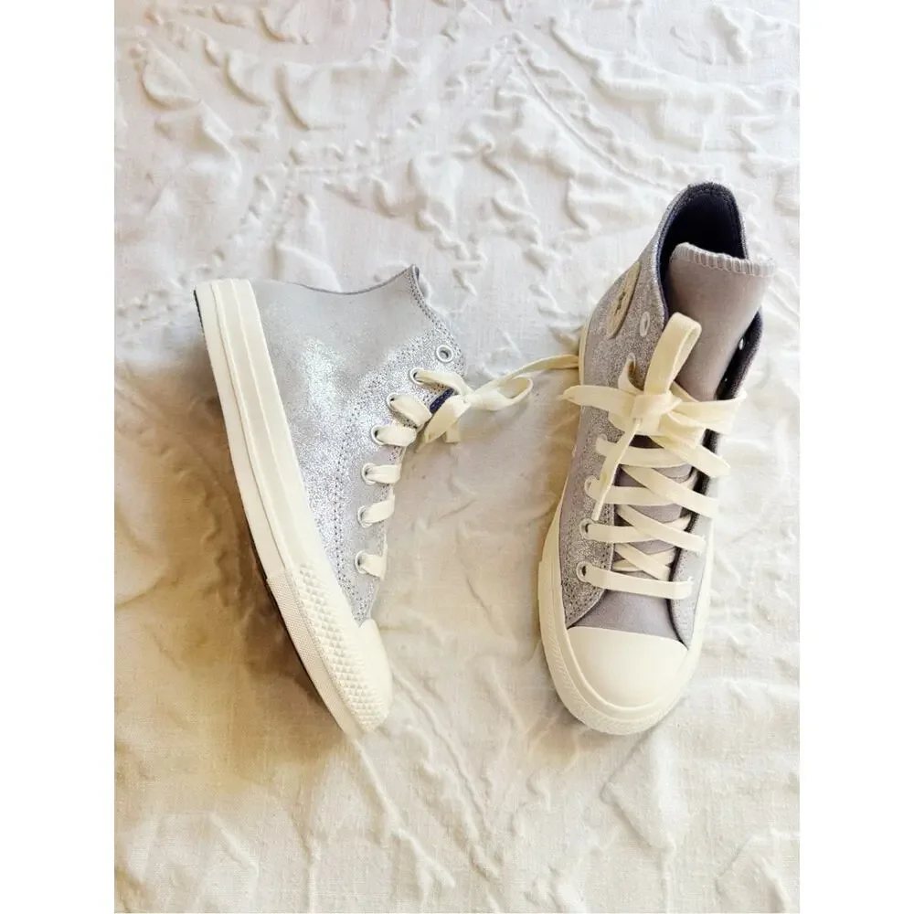 Converse Chuck 70 Suede Shimmer High Top Sneakers Size 6